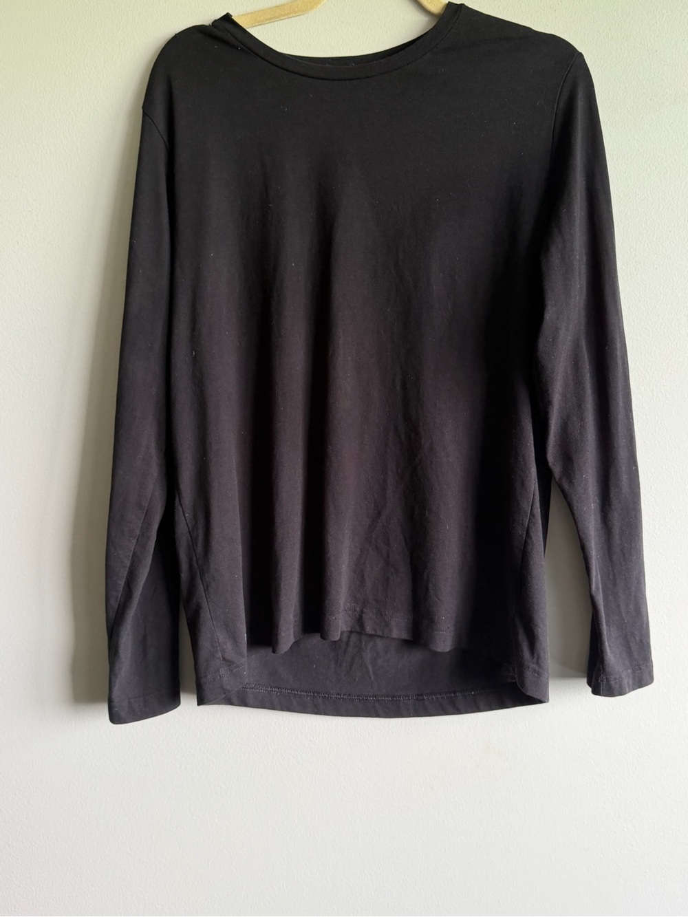 Athletic Works Black Logo Long Sleeve Shirt